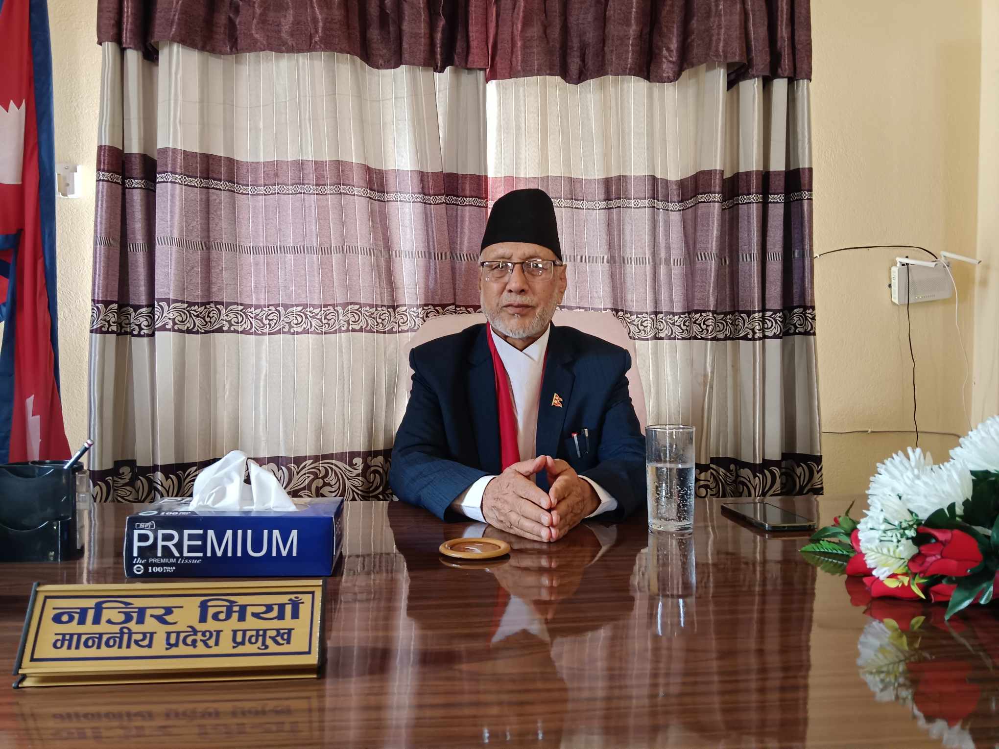 कर्णालीका प्रदेश प्रमुखमा नजिर मियाँले सम्हाले जिम्मेवारी